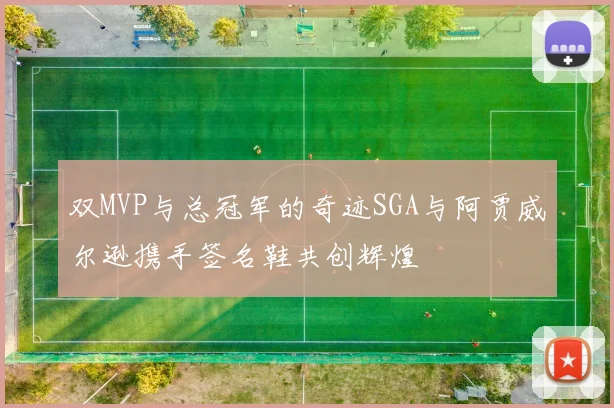 双MVP与总冠军的奇迹SGA与阿贾威尔逊携手签名鞋共创辉煌